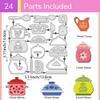 UNICRAFTALE 24-Piece Metal Die Set for Card Making view 3