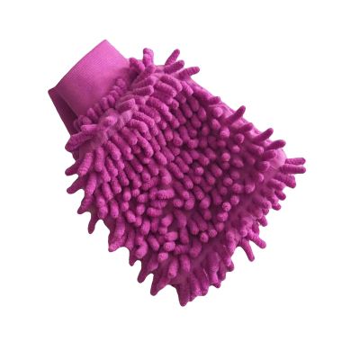 SHINROAD Auto Cleaning Gloves - Soft Lint Wash Violet