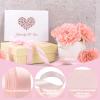 2 PCS Pink Satin Ribbon 22m x 2cm view 3