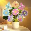 TNSLAND Diamond Painting Butterfly Flowers Set of 8 view 1