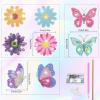 TNSLAND Diamond Painting Butterfly Flowers Set of 8 view 2