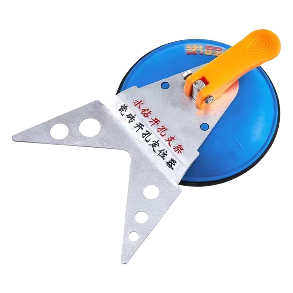 Tile Hole Locator with Suction Cup Base, 7.28 x 4.72 x 1.97 in, Multicolor