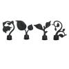 MRVAKDYDI Curtain Rod Finials, Style A, 4-Pack view 1