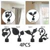 MRVAKDYDI Curtain Rod Finials, Style A, 4-Pack view 4