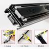 Soft-Close 3-Fold Full-Extension Drawer Slides, Side-Mount Ball-Bearing Steel Rails, Set of 2 view 4