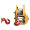 1800 lb Hand-Crank Two-Way Self-Locking Manual Winch with Brake, 8 m Cable view 2