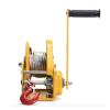 1800 lb Hand-Crank Two-Way Self-Locking Manual Winch with Brake, 8 m Cable view 3