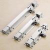 BTYKUYOO Slide Bolt Latch, 2 Black Stainless Steel Door Bolts with Screws view 3