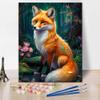 TISHIRON Red Fox Paint by Numbers Kit for Adults and Beginners view 1