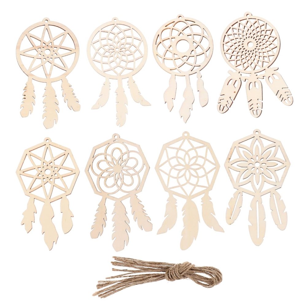 Mobestech 8-Piece Large Dreamcatcher Set