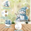 NEWENMO Snowman Diamond Painting Pendant view 4