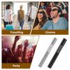 2-Piece Portable Straw Set, 7cm Metal Straw, Reusable, Premium Straw (Black/Silver) view 4