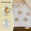 COGCHARGER 10-Piece Rose Petal Charms for Jewelry Making view 2