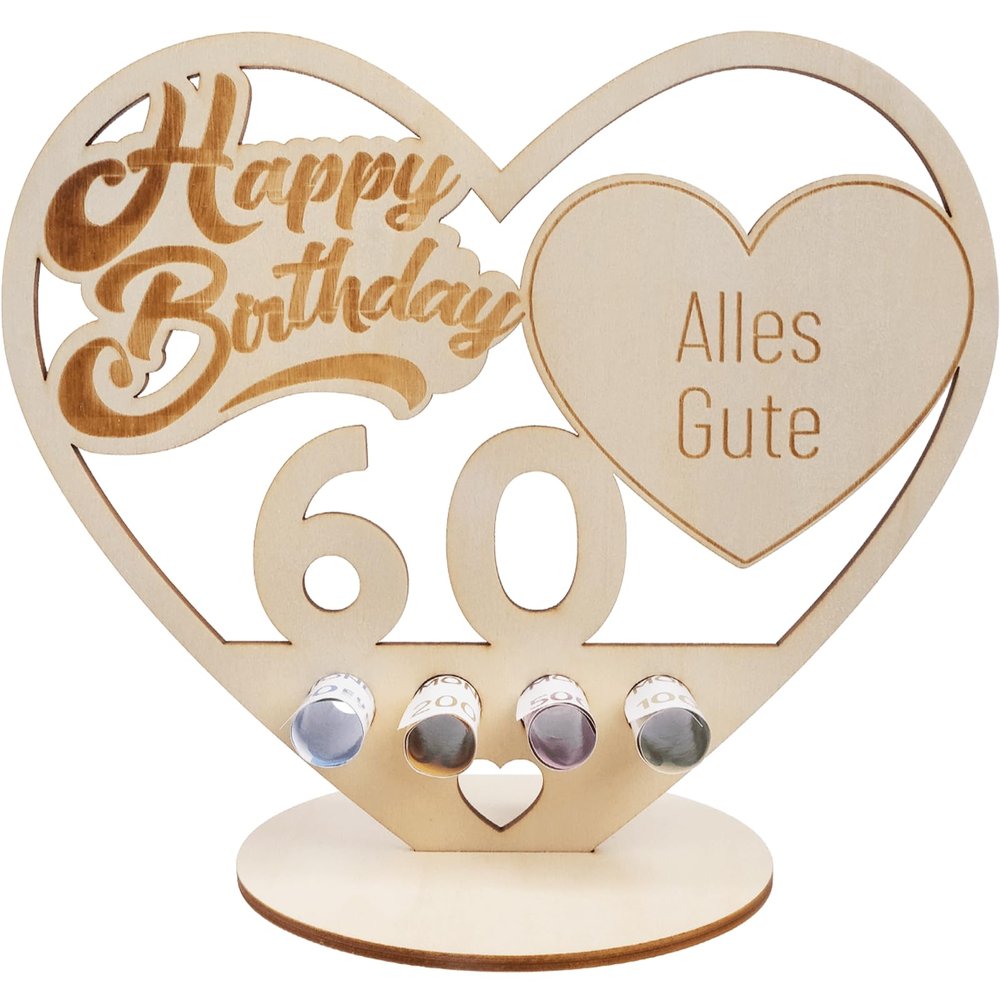 Heart-Shaped Money Gift for Birthdays