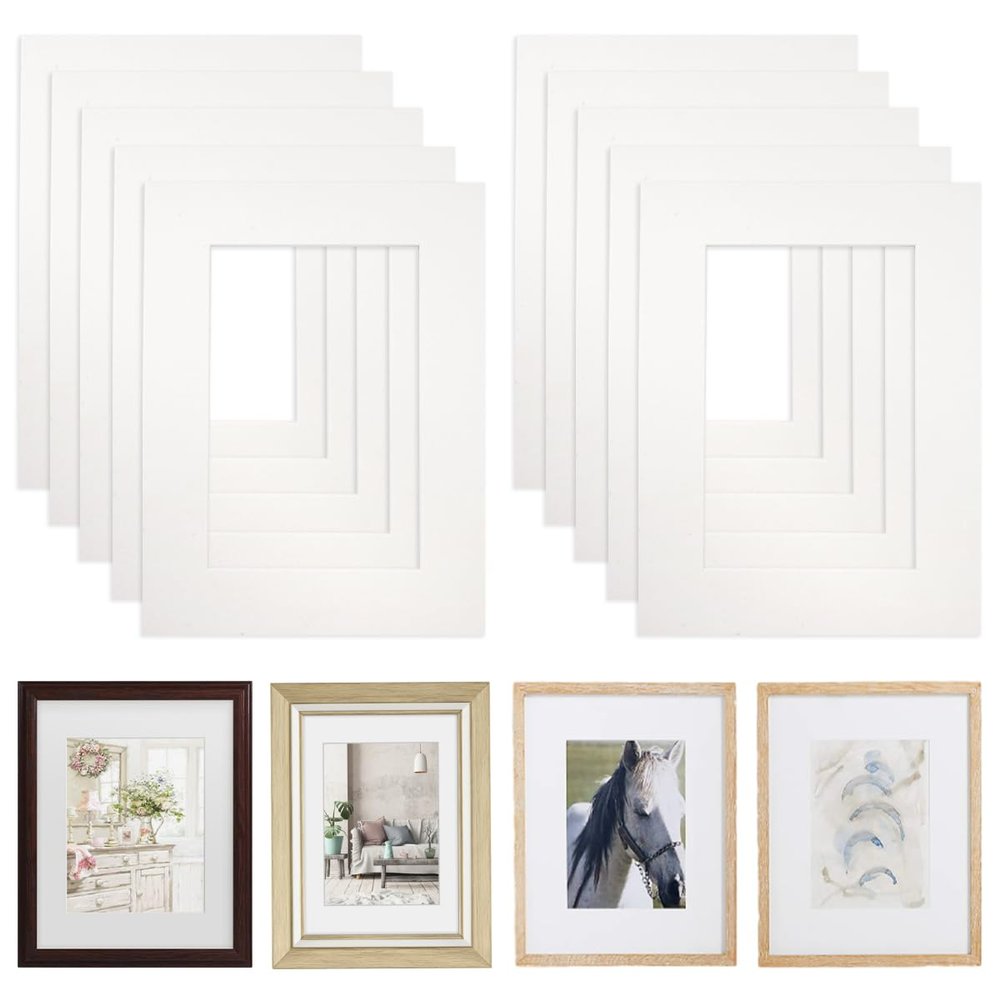 EXIN DECHEN 10-Pack Passepartout 15x20 cm