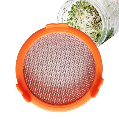 Jar Sprout Lid, Stainless Steel Sprouting Lid