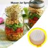 Jar Sprout Lid, Stainless Steel Sprouting Lid view 2