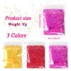 Red Holographic Glitter Powder for Crafting, 50g view 2