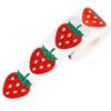 Strawberry Sticker Roll, 500 pcs view 1
