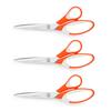 WISEPRO Stainless Steel Scissors Set, 3 Pieces, 21 cm view 1