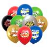 18 Pack Superhero Balloons view 1