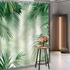 HNBFKD Tropical Jungle Shower Curtain, 100 x 190 cm view 2