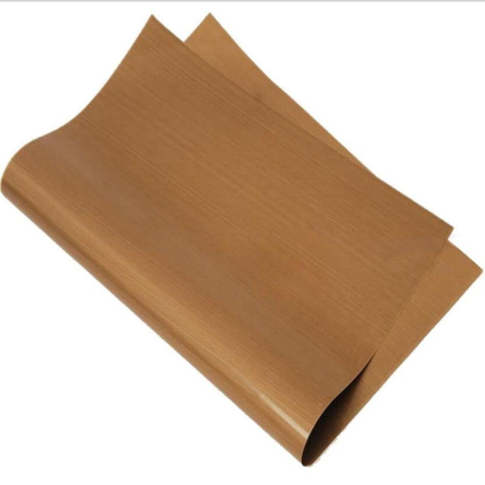 Parchment Paper, Non-Stick Baking Sheets, Reusable Baking Mat, High-Temperature Resistant (Brown, 3 Pack)