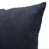 Gzze Capri Cushion, Decorative Cushion in Fine-Cord Look, Soft Filled Sofa Cushion, 100% Polyester, 45 x 45 cm - Black view 3