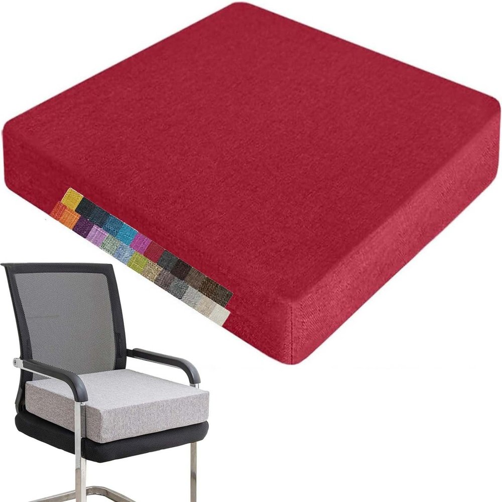 BUNQQF Outdoor Chair Cushion 45 x 45 x 8 cm, Washable Non-Slip Seat Cushion for Garden Chairs