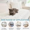 MIFXIN Thickened Sofa Cover, Soft Mink Velvet, Universal Non-Slip Cover for 2/3/4-Seat Sofas, Pet-Friendly, Block White, 70 x 150 cm view 4