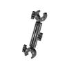 Adjustable Aluminum Alloy Selfie Stick Mount for Action Cameras with Secure Dual-Head Clamp view 4