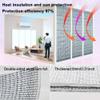 8 mm Double Aluminum Bubble Insulation Window Film, UV and Heat Protection, Reflective, 150 x 240 cm view 2
