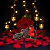 3 Red Artificial Rose Bouquet view 2