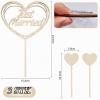 Just Married Wooden Cake Topper view 2