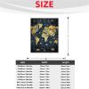 Adult Paint by Numbers World Map DIY Set with Boat Design, 95 x 70 cm Canvas, 36 Acrylic Colors and Brushes view 4