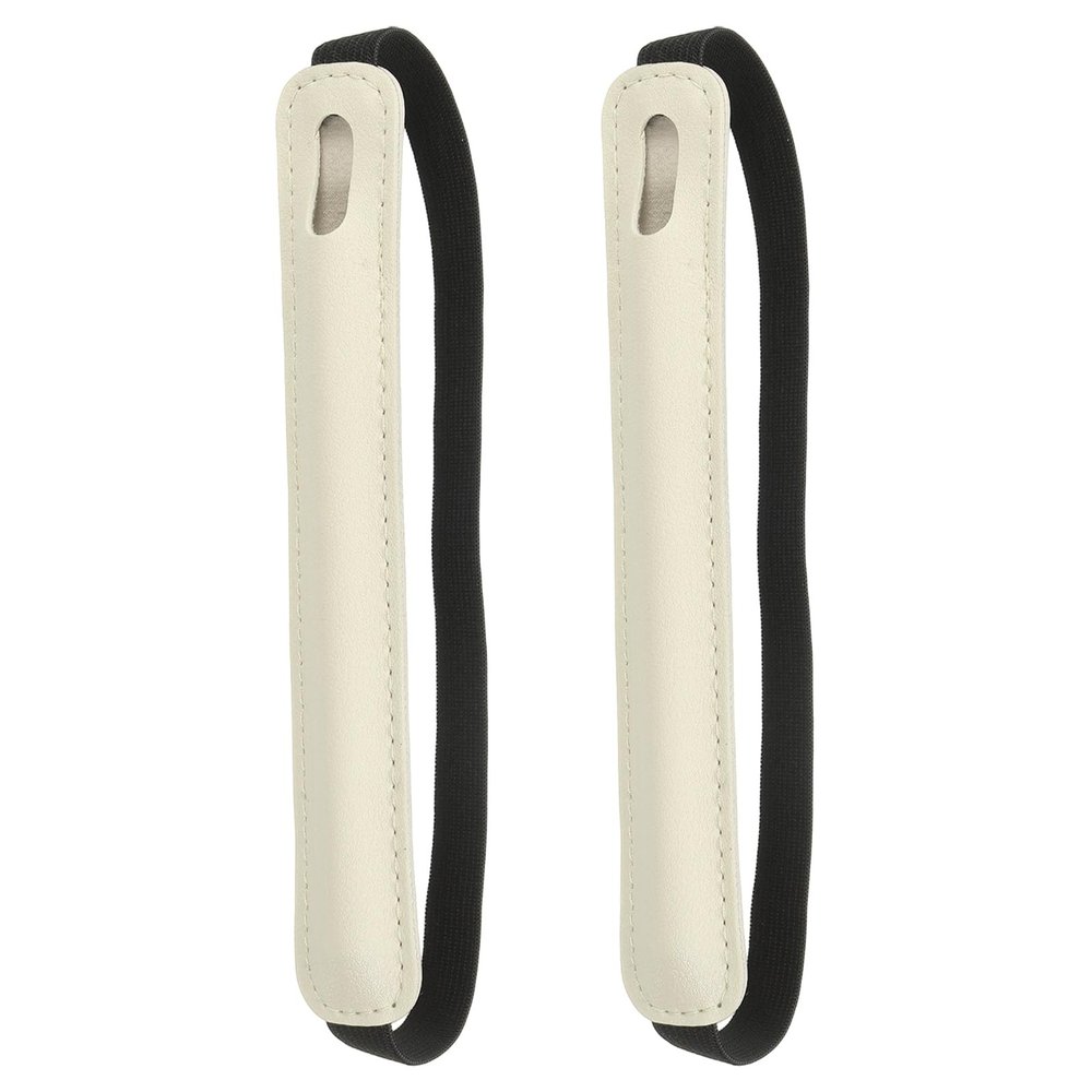 PATIKIL 2-Pack Elastic Pen Holders for Tablets, Beige