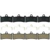 4 Pairs MTB Semi-Metallic Disc Brake Pads for Shimano S700, SRAM Rival/Force, Hope X2/M4/V4 view 1