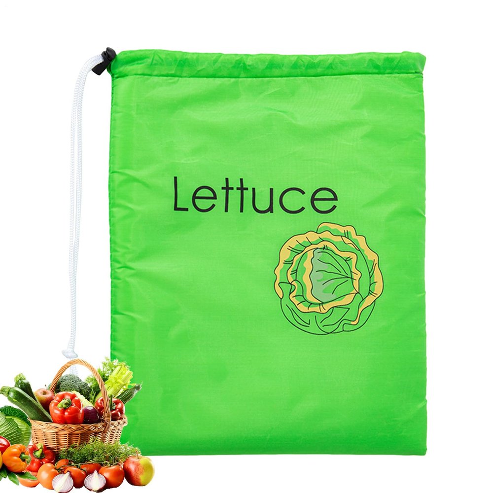 Green Salad Bag - Reusable Produce Bag