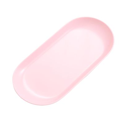 Oval Cosmetic Tray Stainless Steel Decorative Plate