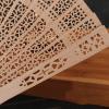 Wooden Folding Fan | Vintage Hand Fan for Weddings & Parties view 3