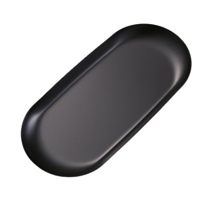 Oval Cosmetic Tray Stainless Steel Decorative Plate