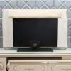 SQOYEI All-Inclusive TV Cover, LCD LED Screen Protector for TVs, Thick Fabric TV Cover for Home or Business, Universal (88 × 60 cm, Linen Beige) view 3