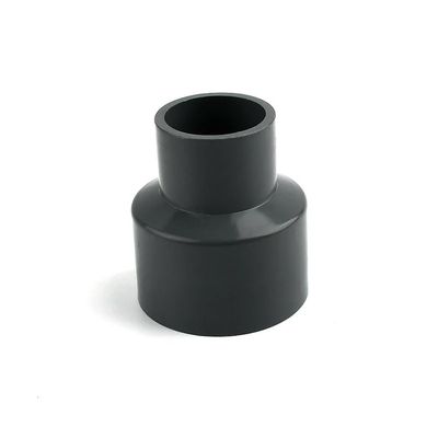 Gray/White PVC Reducer Coupler for Water Hoses, 1 Piece (50 × 32 mm)