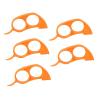 Orange Peeler | 5-Piece Tool Set | Easy Peeler for Fruits & Vegetables view 1