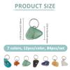 SUPERFINDINGS 84-Piece Natural Stone Pendant Set view 2