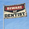 Funny Flags for Rooms, Teenagers, Girls, Beware of Dentist, Campers, Man Caves, Decoration (60 x 96 in.) view 1