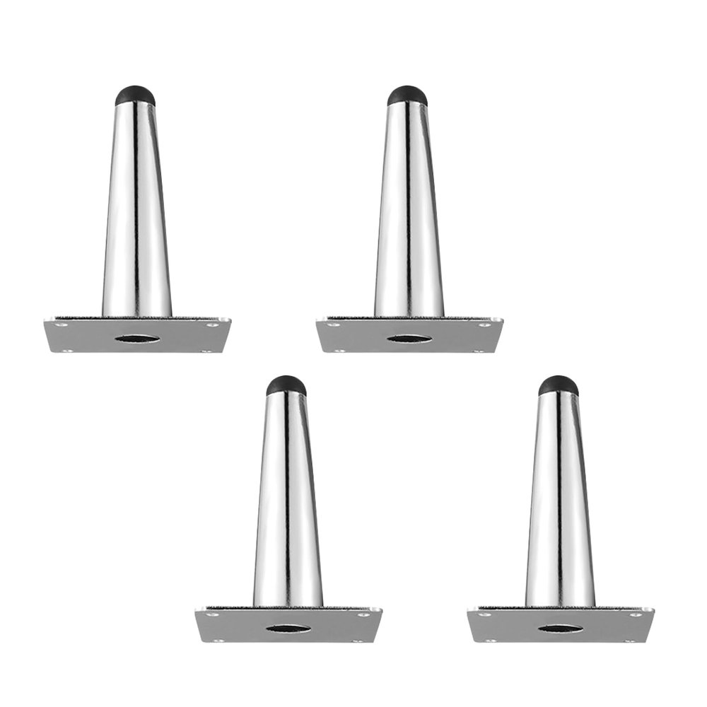 Tapered Chrome Table Legs, Set of 4