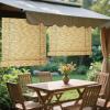 CLOYAO Weatherproof Bamboo Roller Blind view 3