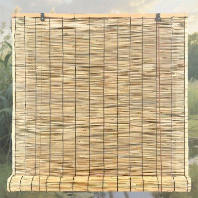CLOYAO Weatherproof Bamboo Roller Blind