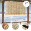 CLOYAO Weatherproof Bamboo Roller Blind view 2
